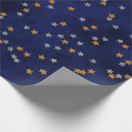 Papel De Presente Estrelas brilhantes em papel de moagem