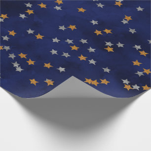 Papel De Presente Estrelas brilhantes em papel de moagem