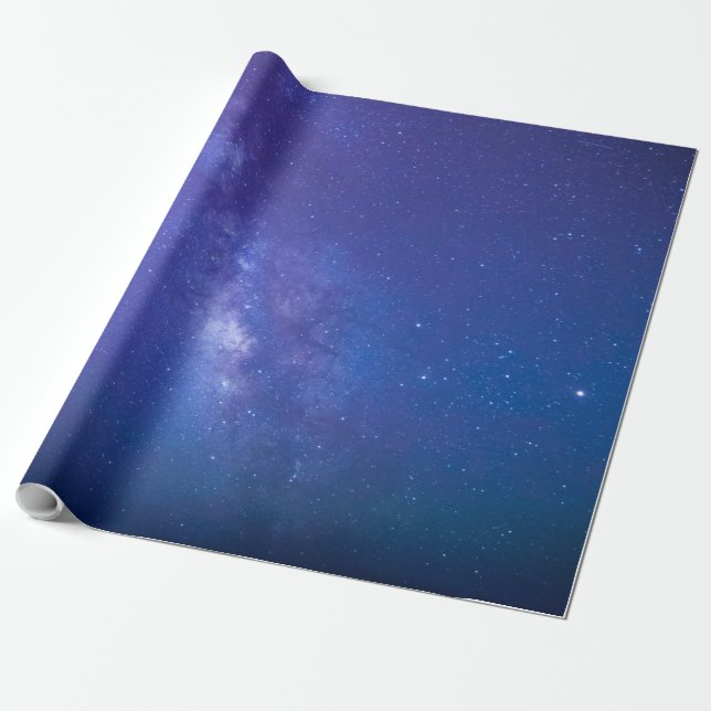 Papel De Presente Estrelas Coloridas (Desenrolado)