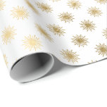 Papel De Presente Estrelas Douradas Brancas Confetti Delicado Confet<br><div class="desc">filme clássico florenceK</div>