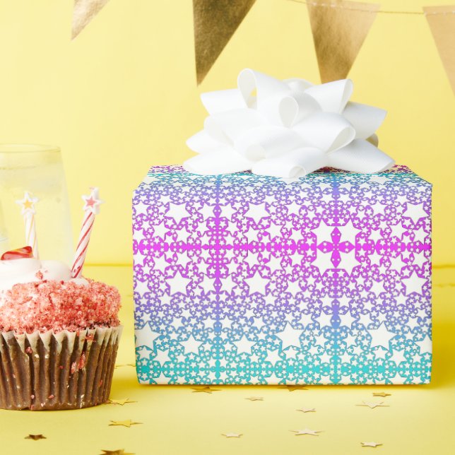 Papel De Presente Estrelas, Estrelas, Estrelas (Festa de aniversário)