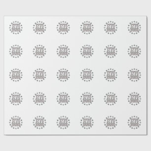 Papel De Presente Estrelas Patrióticas Vintage Vetor Design 1776 202