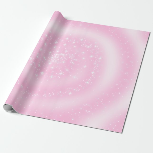 Papel De Presente Estrutura de estrelas transparente em segundo plan (Desenrolado)
