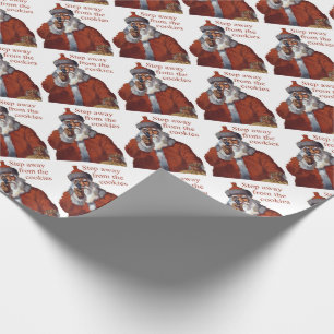 Papel De Presente Etapa longe dos biscoitos