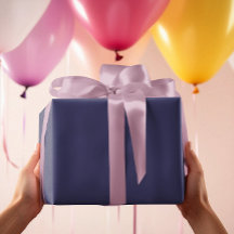 Eterno - Papel de embrulhamento azul Indigo