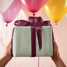 Papel De Presente Eterno - Papel Misty Sage Wrapping