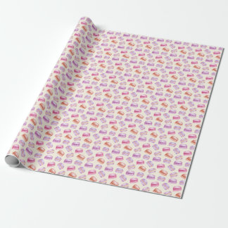 Papel De Presente Etiquetas de presentes de placa de saudação plana 