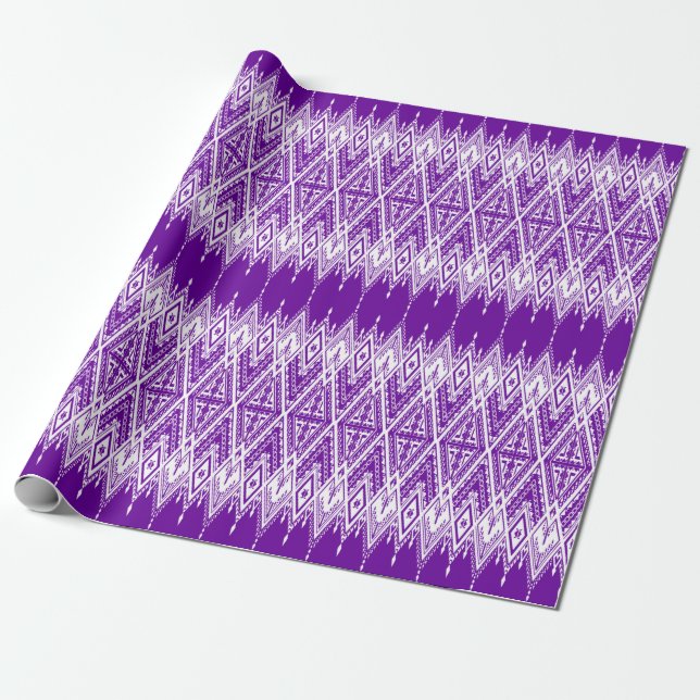 Papel De Presente Étnico (Desenrolado)