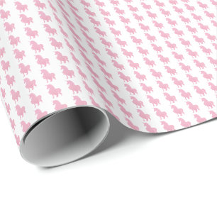 Papel De Presente Eu acredito no unicórnio rosa invisível.