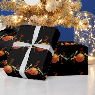 Papel De Presente Eu adoro basquete o produto Game of Champions