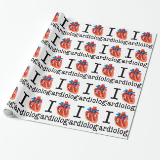 Papel De Presente Eu amo a cardiologia