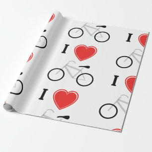 Papel De Presente Eu amo dar um ciclo