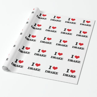 Papel De Presente Eu amo Drake