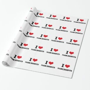 Papel De Presente Eu amo Narcissists