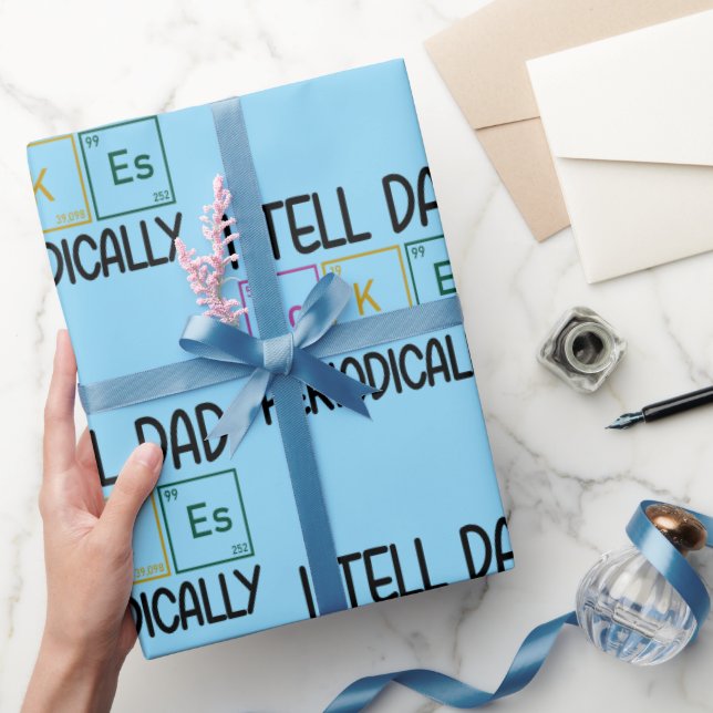 Papel De Presente Eu Digo Às Piadas Pais Periodicamente (Presentear)