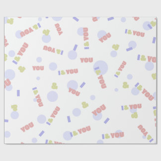 Papel De Presente Eu e Você Embrulho de Presente Personalizado - Pas