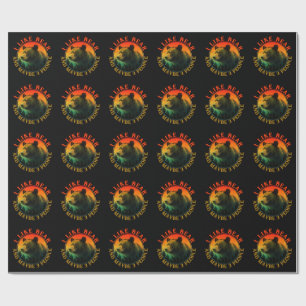 Papel De Presente Eu gosto de urso e talvez 3 pessoas