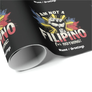 Papel De Presente Eu Não Sou Filipino Por Nada De Duterte Apoiante