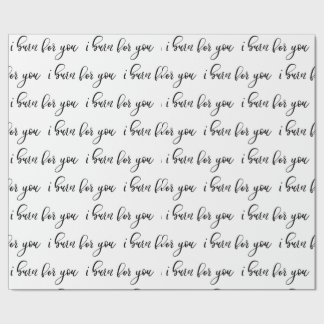 Papel De Presente Eu queimo para você