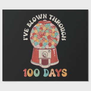 Papel De Presente Eu Soprei 100 Dias