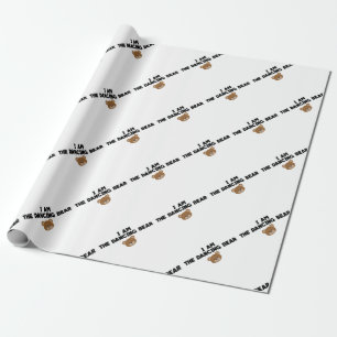 Papel De Presente Eu Sou O Urso Dançante