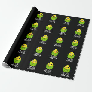 Papel De Presente Eu sou um pequeno Corno Engraçado Engraçado Pun Es
