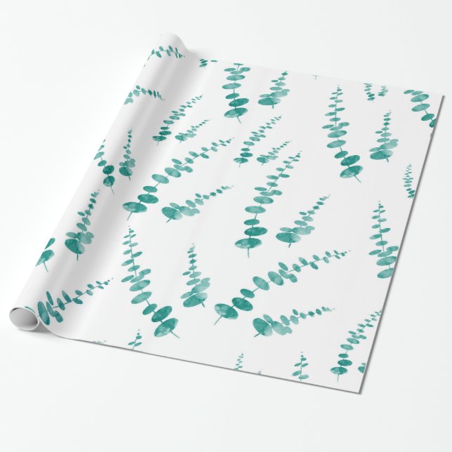 Papel De Presente Eucalyptus (Desenrolado)