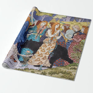 Papel De Presente Eugene Grasset - Painel Decorativo Harmonia