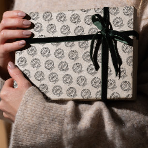 Papel De Presente Evento corporativo com marca Seu logotipo aqui, co