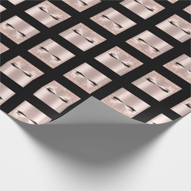 Papel De Presente Evento de maquiagem Lashes Rosa Spark Bridal Sweet (Ponta)