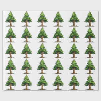 Papel De Presente Evergreen forest