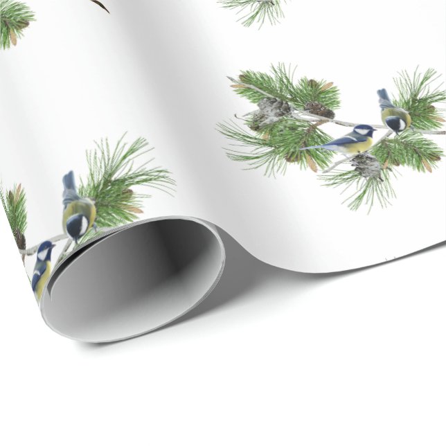 Papel De Presente Evergreen Nest Christmas Wrappaper (Ponta do rolo)