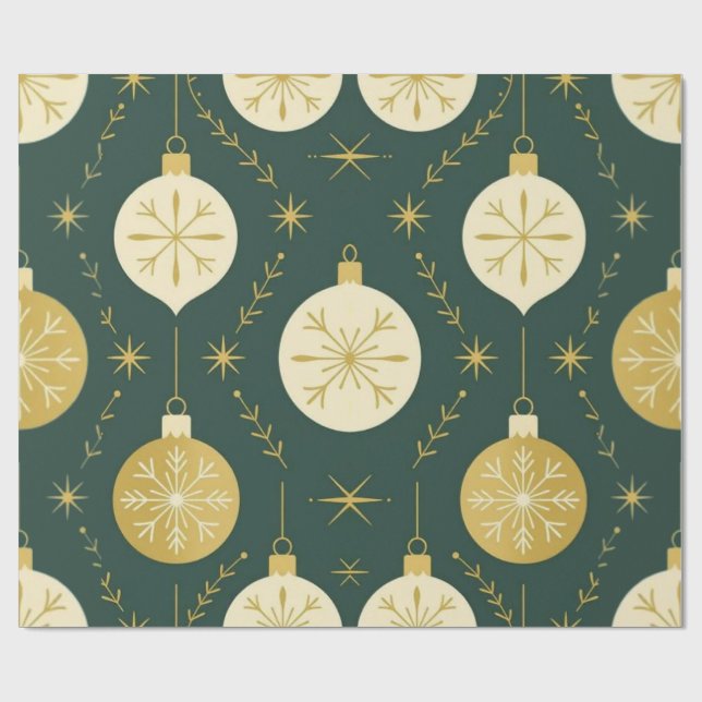 Papel De Presente Evergreen Sparkles (Aberto)