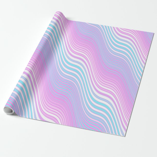 Papel De Presente evolução em stripewave: (Desenrolado)