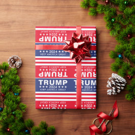 Papel De Presente Excelente Trump 2024 Keep America