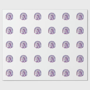 Papel De Presente Experiência de Unicórnio com Faíscas Corte Comerci