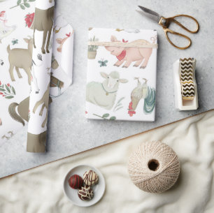 Papel De Presente Explorações de criação de animais - Exploraç