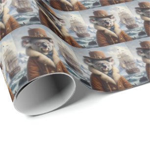 Papel De Presente Explorador Ártico de Koala