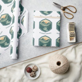 Papel De Presente Explorador de Selvagem Personalizado Montanha S