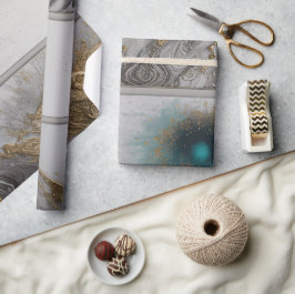 Papel De Presente Exploring Abstracts