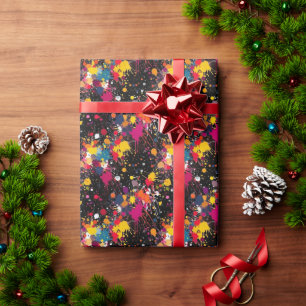 Papel De Presente Explosão de cor