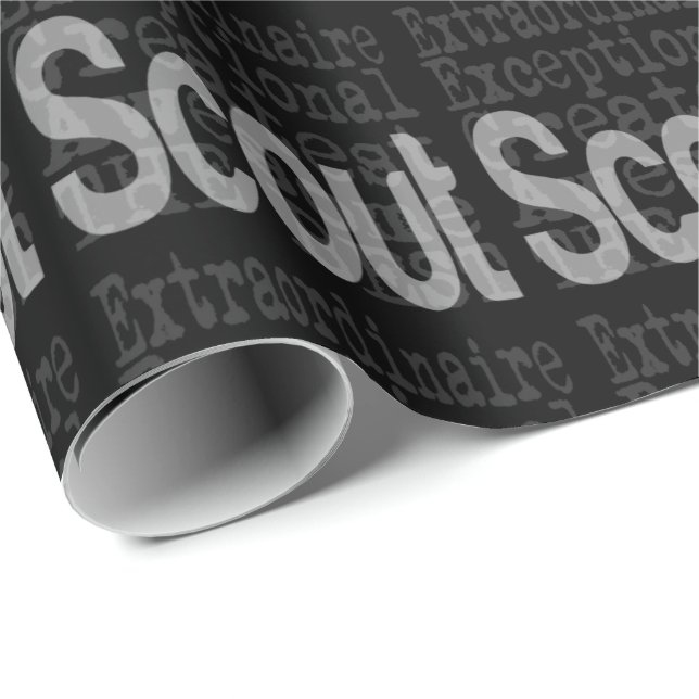 Papel De Presente Extraordinário de escoteiro (Ponta do rolo)