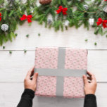 Papel De Presente Fa La Festiva Holly Christmas<br><div class="desc">Sagrado festivo com fa la la geomtralmente arranjado</div>