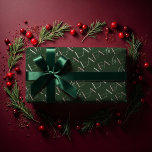 Papel De Presente Fa La Green & Pink Typografia Christmas Carol<br><div class="desc">Celebre a época mágica e festiva de férias com o nosso papel de embrulho de férias personalizado. Nossos designs modernos de férias verdes e cor-de-rosa minimalísticos apresentam um design tipográfico ousado "Fa La" com um roteiro e fonte serif para criar este padrão moderno de Natal. Design por Moodthology Papery.</div>
