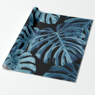 Papel De Presente Fábrica tropical de Monstera/design de planta dom