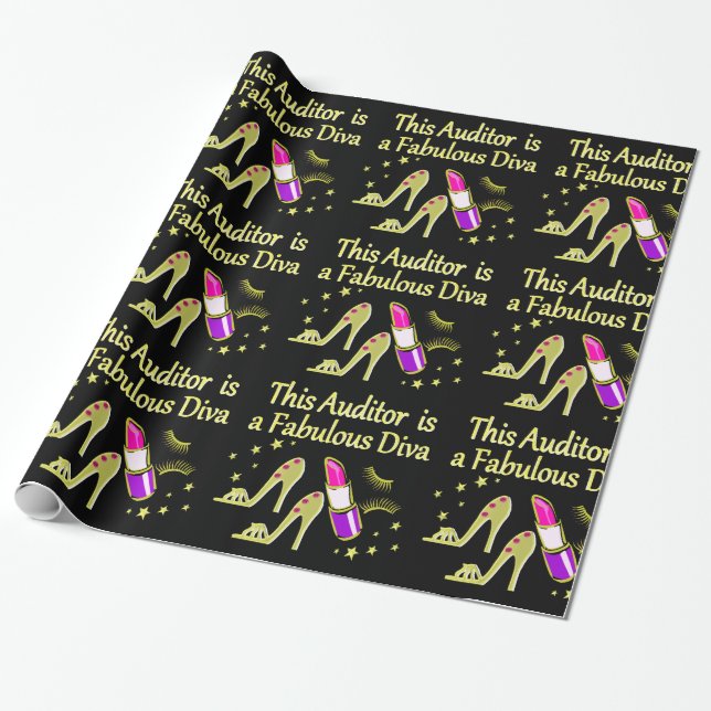 PAPEL DE PRESENTE FABULOSO ATTORNEY DIVA DESIGN (Desenrolado)