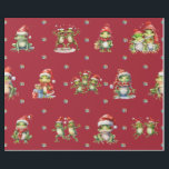 Papel De Presente Fabuloso Sapos Férias de Natal em Molho Vermelho<br><div class="desc">Sapos divertidos o papel de embrulho de férias vai entreter e agradar a qualquer um que você o presenteie! Amável, papel de embalagem de qualidade será o seu favorito. Procure nosso incrível conjunto de Bandas de Rock de Sapo de três folhas achatadas e papéis rolados para combinar! Além disso, qualquer...</div>