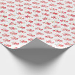 Papel De Presente Faça o Excelente de Natal de novo Trump MAGA prese<br><div class="desc">Trump em um cartão de natal de wraith em fundo vermelho com flocos de neve brancos. Faça o Excelente americano de novo e faça o Excelente de Natal novamente um cartão patriótico para os americanos!</div>