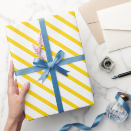Papel De Presente Faça Seu Presente Brilhar com Linhas Douradas