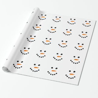 Papel De Presente Face de Neve